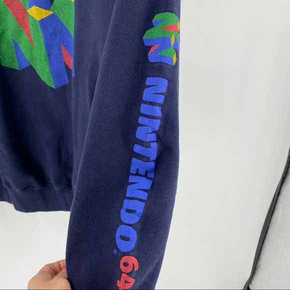 Nintendo Women's Navy Sweatshirt - Picture 5 of 6